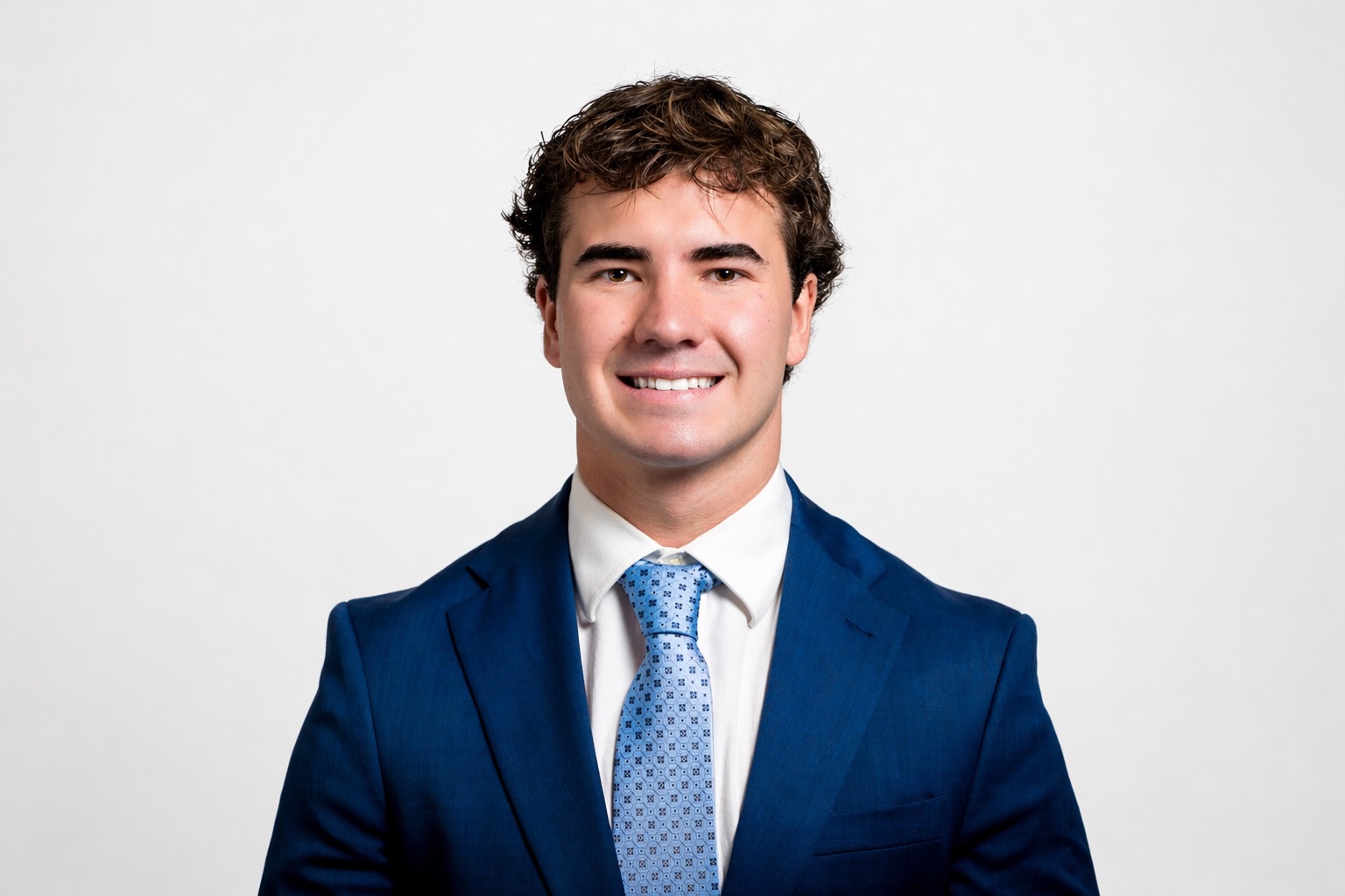 new headshot, white background
